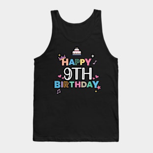 Happy Birthday 9. Geburtstag Tank Top